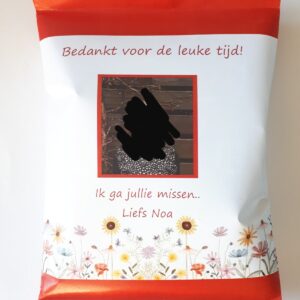 Chipswikkel afscheid