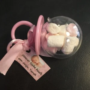 Kleine fopspeen met mini marshmallows