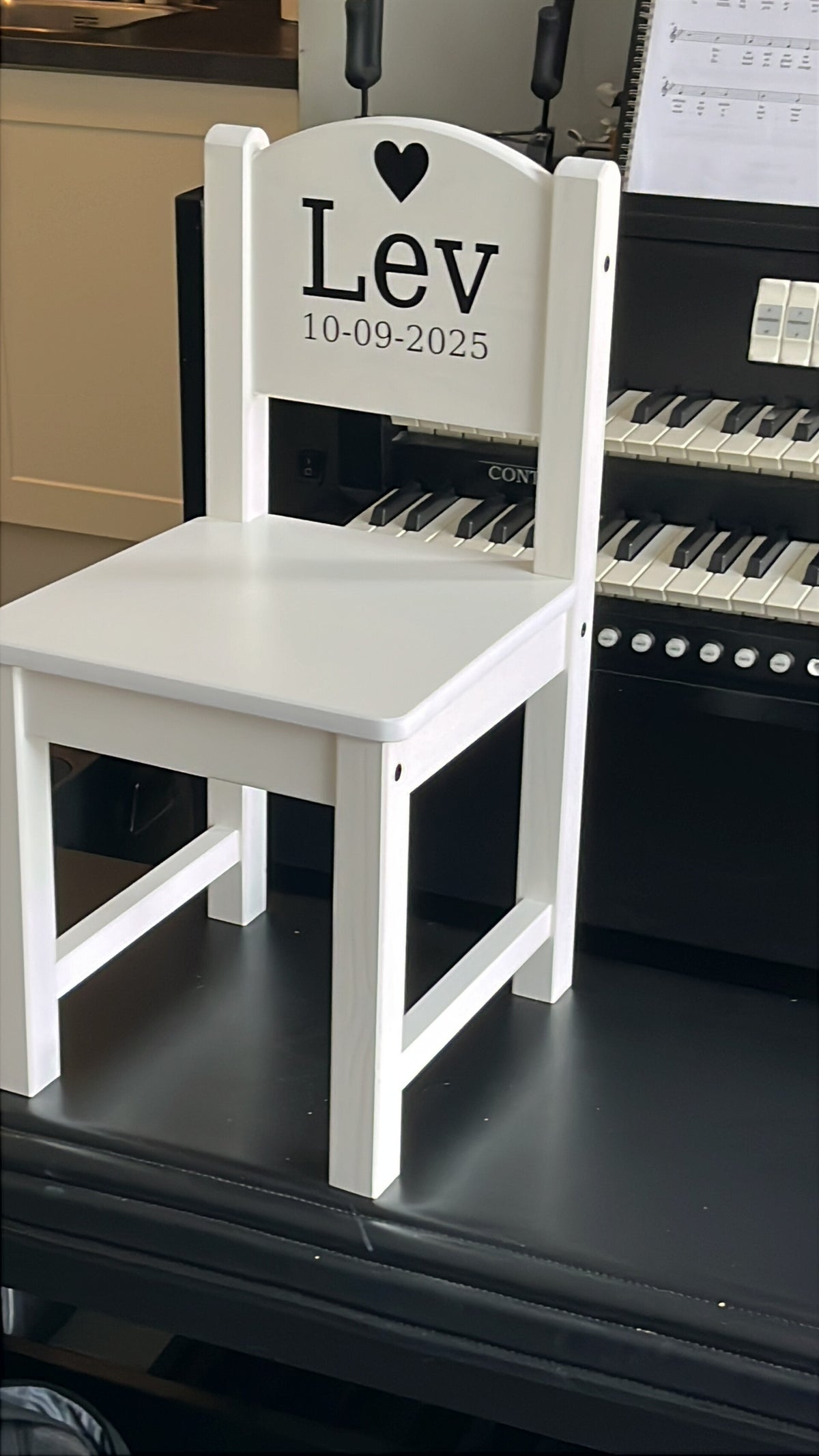 Stoeltje met bedrukking flex folie - Afbeelding 3