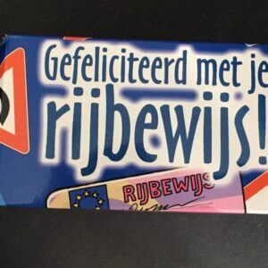 Snoep verpakking rijbewijs