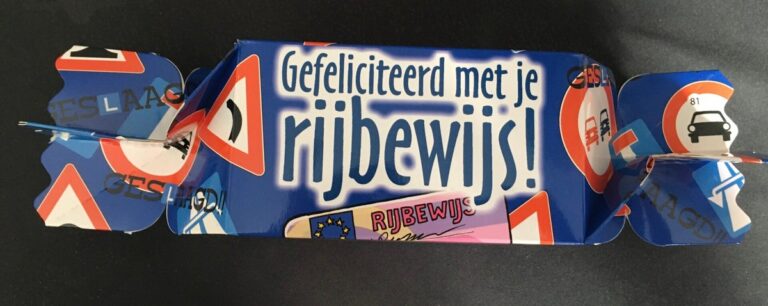 Snoep verpakking rijbewijs - Kinderfeestcompleet