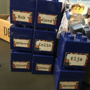 Lego traktatie bakje/ doosje