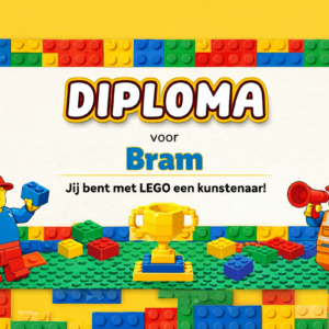 Diploma 1 legofeest