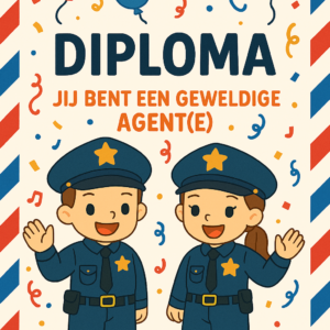 Diploma 2 politiefeestje