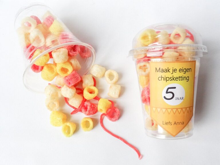 Maak je eigen chipsketting - Kinderfeestcompleet
