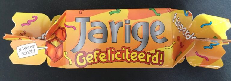 Snoep verpakking gefeliciteerd - Kinderfeestcompleet