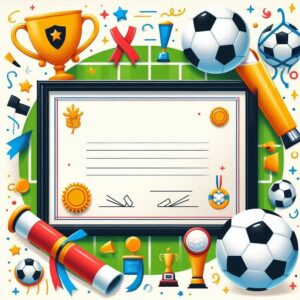 Diploma 1 voetbalfeestje