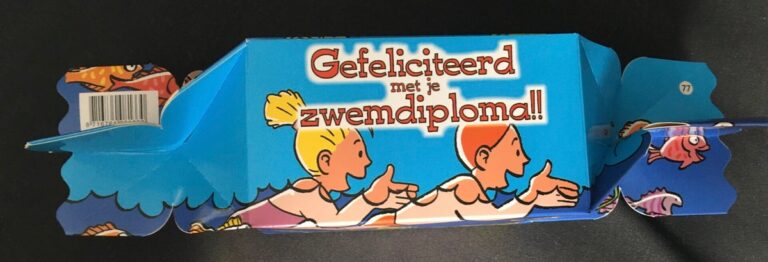 Snoep verpakking zwemdiploma - Kinderfeestcompleet