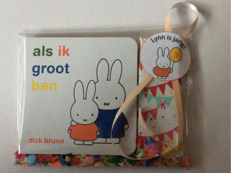 Traktatie nijntje uitdeelboekje - Kinderfeestcompleet