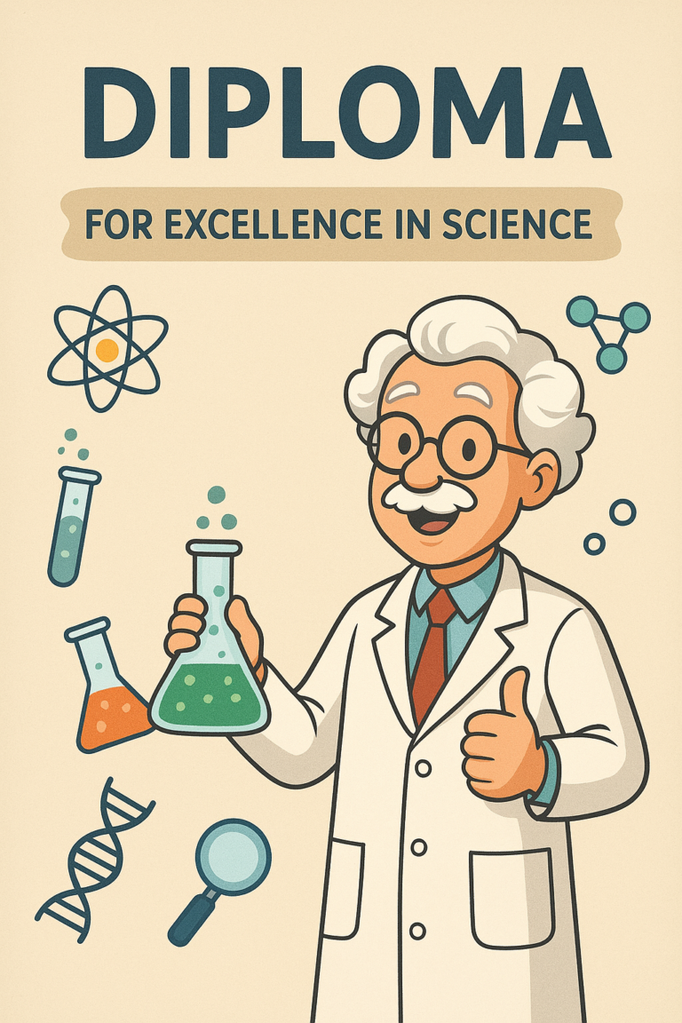 Diploma 1 science feestje - Kinderfeestcompleet