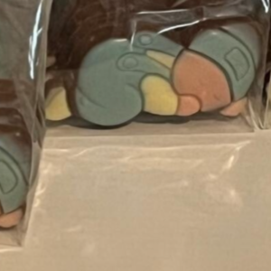 Chocolade geboorte baby