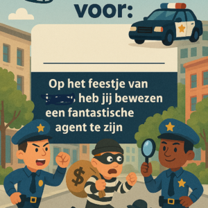 Diploma 1 politiefeestje