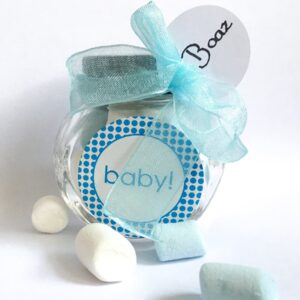 Mini potje marshmallows jongen