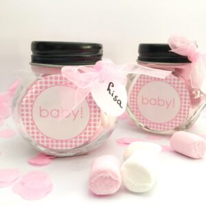 Mini potje marshmallows meisje