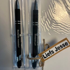 Pen bedankt juf/meester