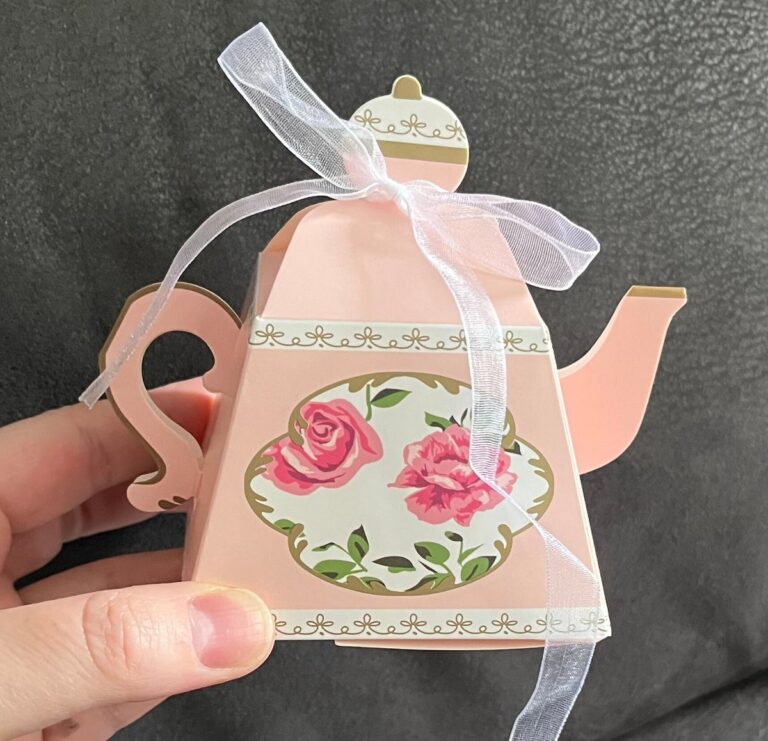 Theepotje doosje voor juf/ high tea - Kinderfeestcompleet