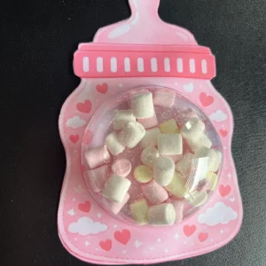 Flesje vol marshmallows