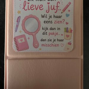 Spiegeltje voor de liefste juf