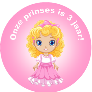 Prinses sticker