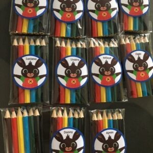potloodsetje met sticker naar keuze